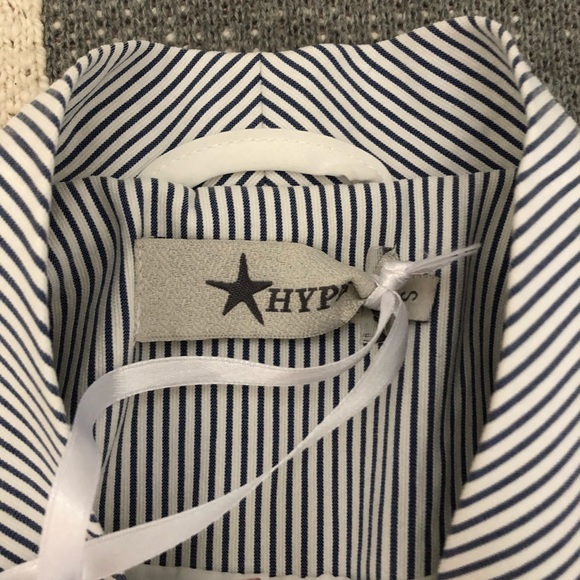 White and blue striped blazer - Picture 7 of 9